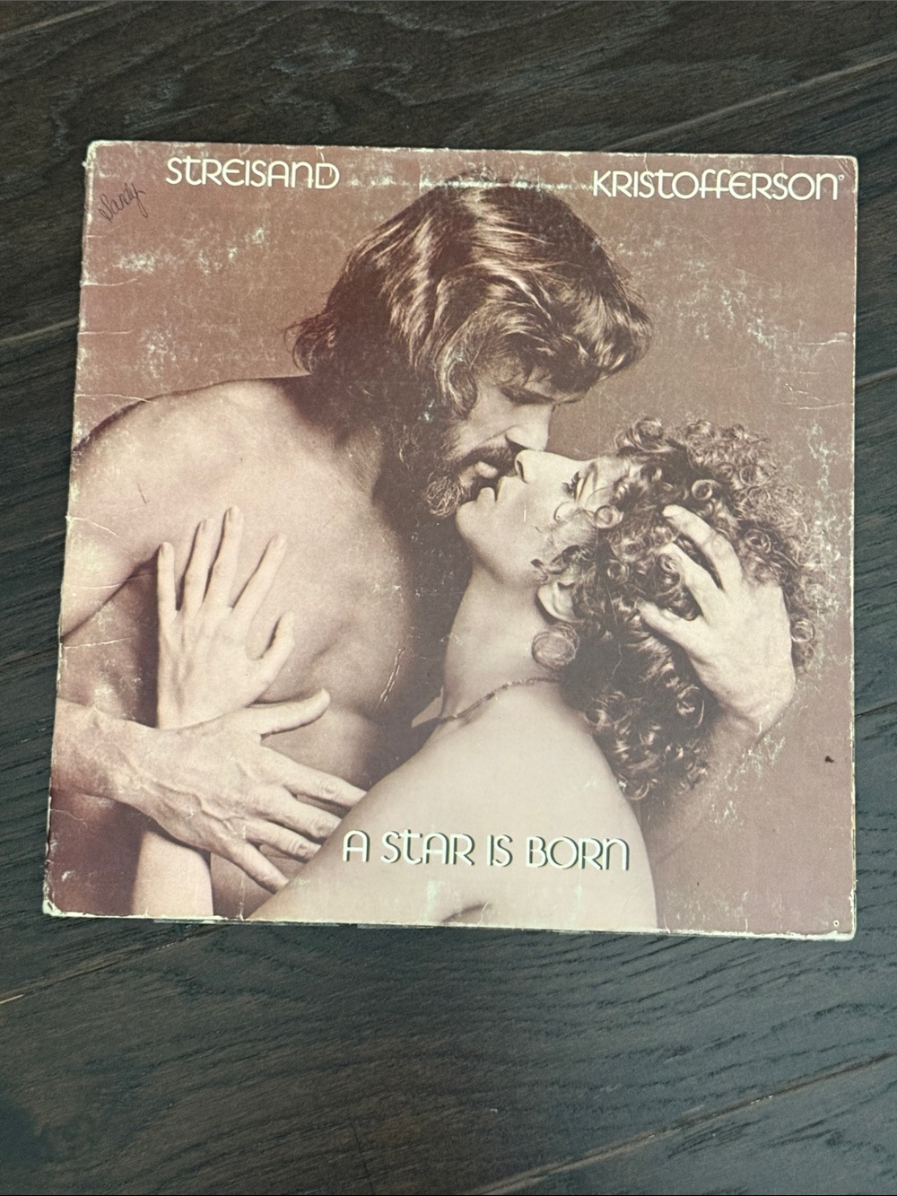 A Star Is Born Vinyl Album - Streisand / Kristofferson - Brown Cover